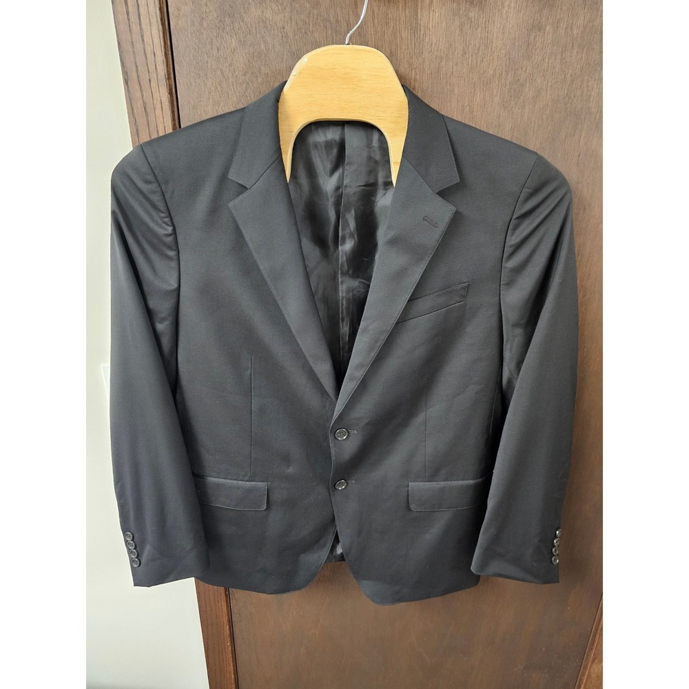 Bonobos Mens Standard Fit Black Wool Stretch Blazer Jacket 46R 15399-BK395